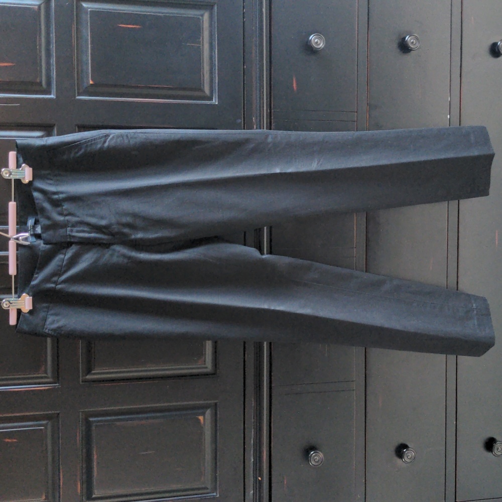 Banana Republic Ryan Fit Black Suit Pants, 6